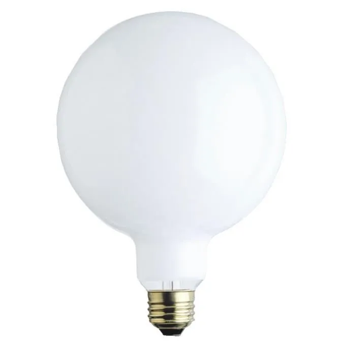 100 Watt G40 Incandescent White E26 (Medium) Base, 120 Volt, Box