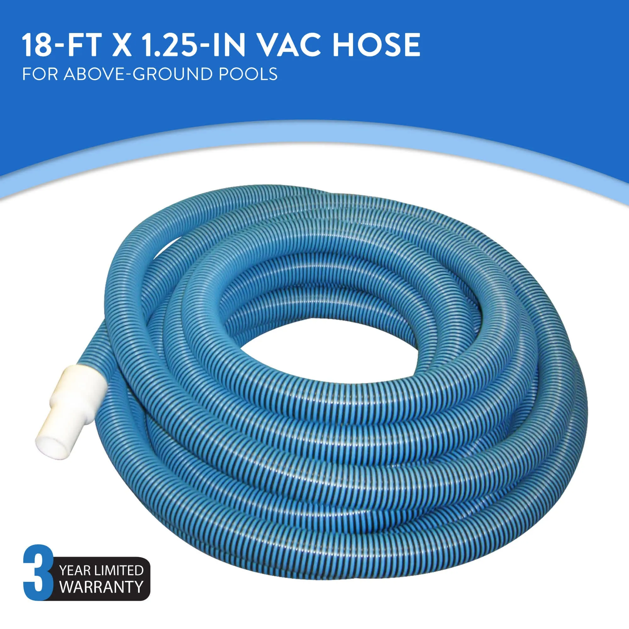 1.25-in Vac Hose for Above-Ground Pools