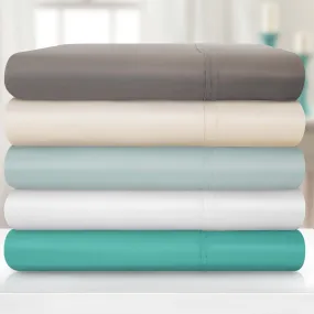 1800 Thread Count Cotton-Blend Solid Deep Pocket Sheet Set