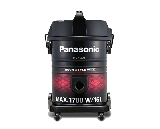 220 Volts Panasonic 16L Drum (Barrel) Heavy Duty Vacuum Cleaner 1700 Watts MC-YL631R149