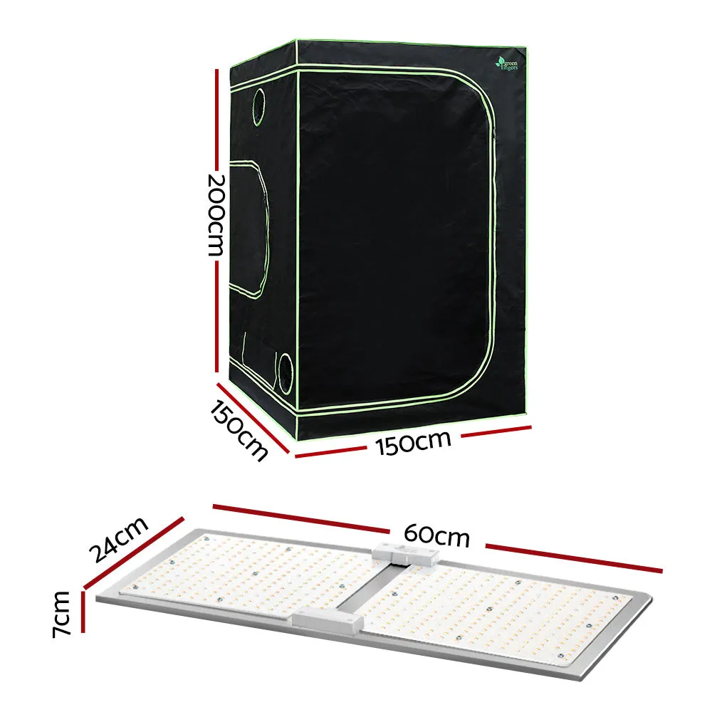 2200W LED Grow Tent Light Kit, Full Spectrum, Smart App Control - Greenfingers