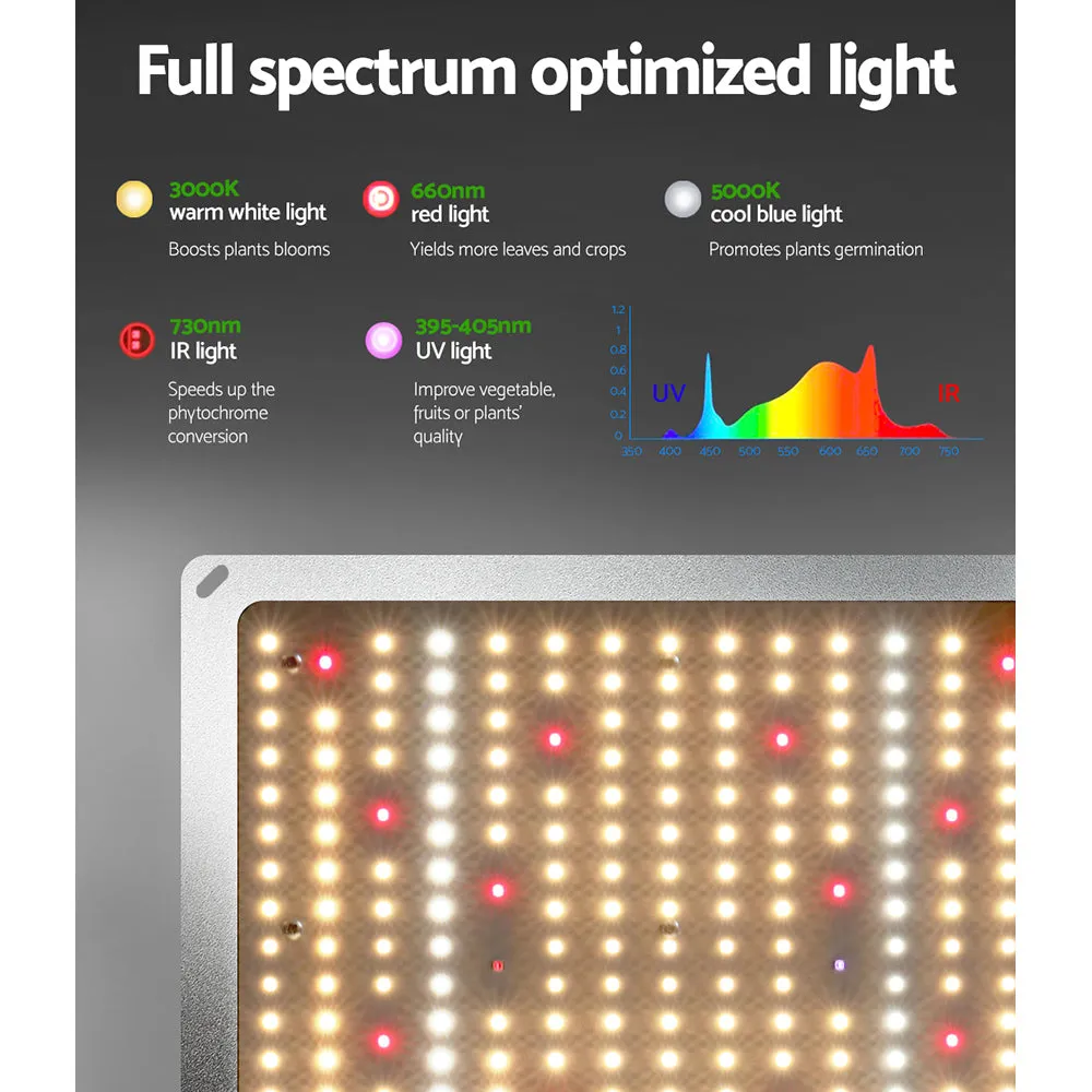 240x120x200CM Grow Tent Kit, 2200W LED, Full Spectrum, Greenfingers