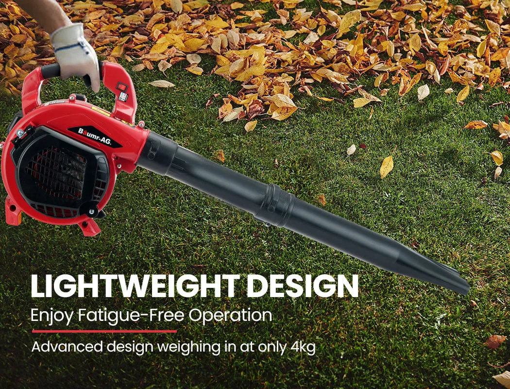 322km/h Cordless 3in1 Leaf Blower Vacuum Mulcher 24cc Baumr-AG