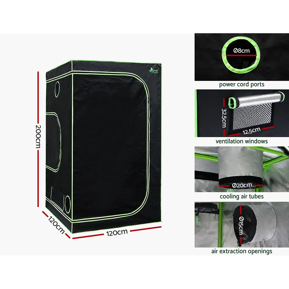 4500W Full Spectrum LED Grow Tent Kit 120x120x200CM Greenfingers