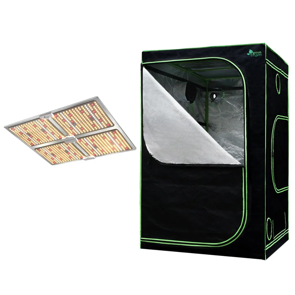 4500W Full Spectrum LED Grow Tent Kit 120x120x200CM Greenfingers