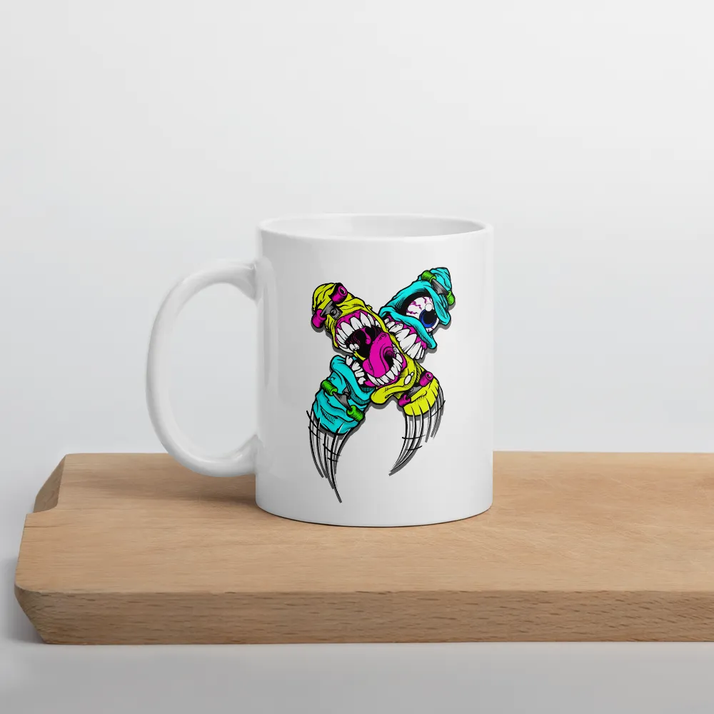 Abstract Monster Mug