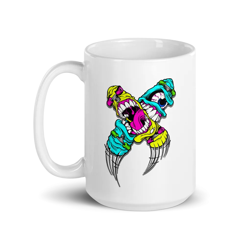 Abstract Monster Mug