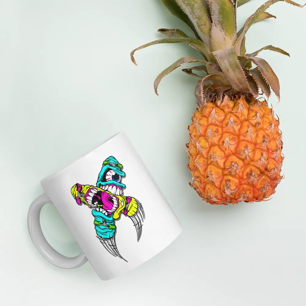 Abstract Monster Mug