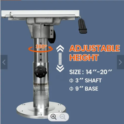 Adjustable Boat Seat Pedestal