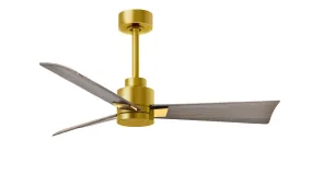 Alessandra 42" Ceiling Fan in Brushed Brass