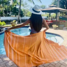 AMELIA ORANGE BEACH TOWEL