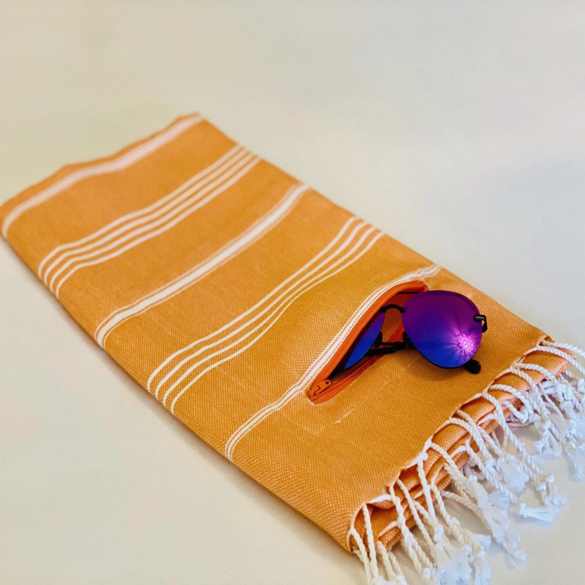 AMELIA ORANGE BEACH TOWEL