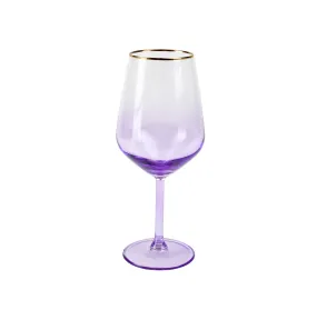 Amethyst Wine Glass