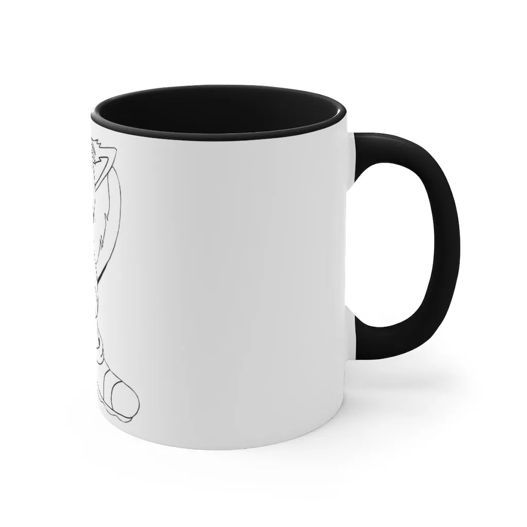 Angry Cat Accent Mug