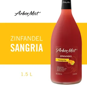 Arbor Mist Sangria Zinfandel, Fruit Wine, 1.5 L Glass Bottle