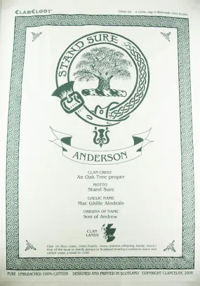 Armstrong Clan Tea Towel