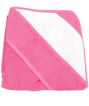 ARTG® Babiezz® sublimation hooded towel | Pink