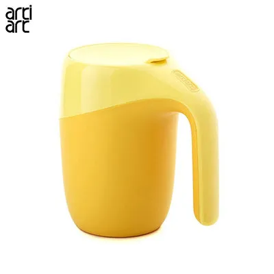 artiart Elephant wide mouth Spill Free Suction Mug