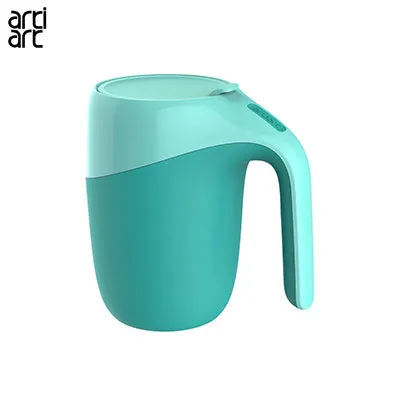 artiart Elephant wide mouth Spill Free Suction Mug