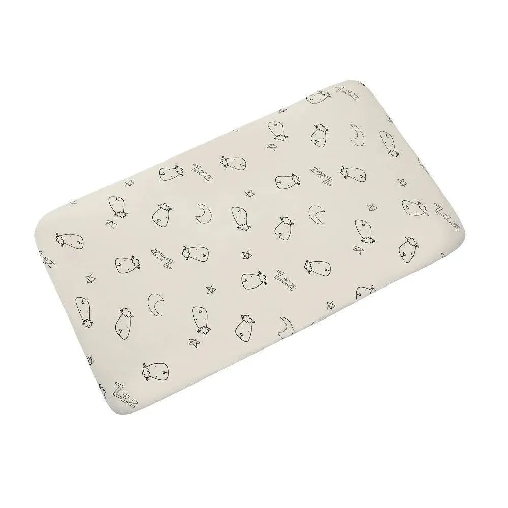 Baa Baa Sheepz Mattress Sheet Sweet Dream Baa Baa - Yellow  (60 X 120CM / 70 X 140CM)