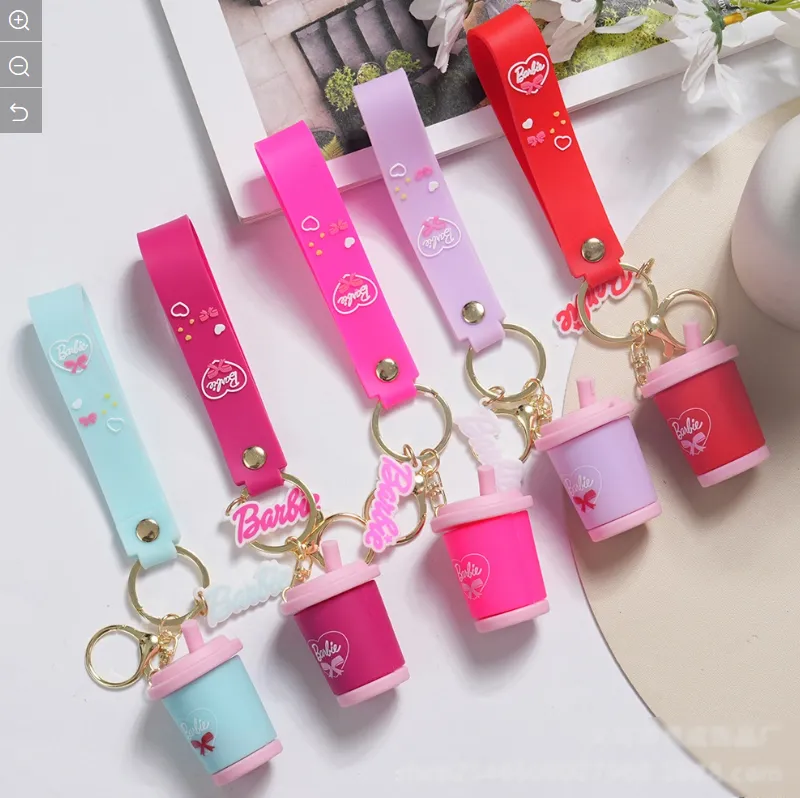 Barbie Coffee Mug RED | Silicone Lanyard | Keychain