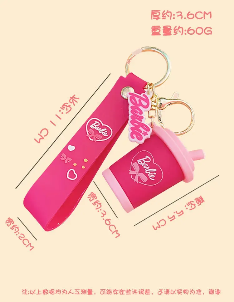 Barbie Coffee Mug RED | Silicone Lanyard | Keychain