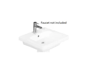 Barclay B/3-1074WH Resort 550 Basin Only - 4 Centerset - White