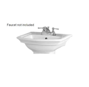 Barclay B/3-388WH Washington 460 Basin Only 8 - White