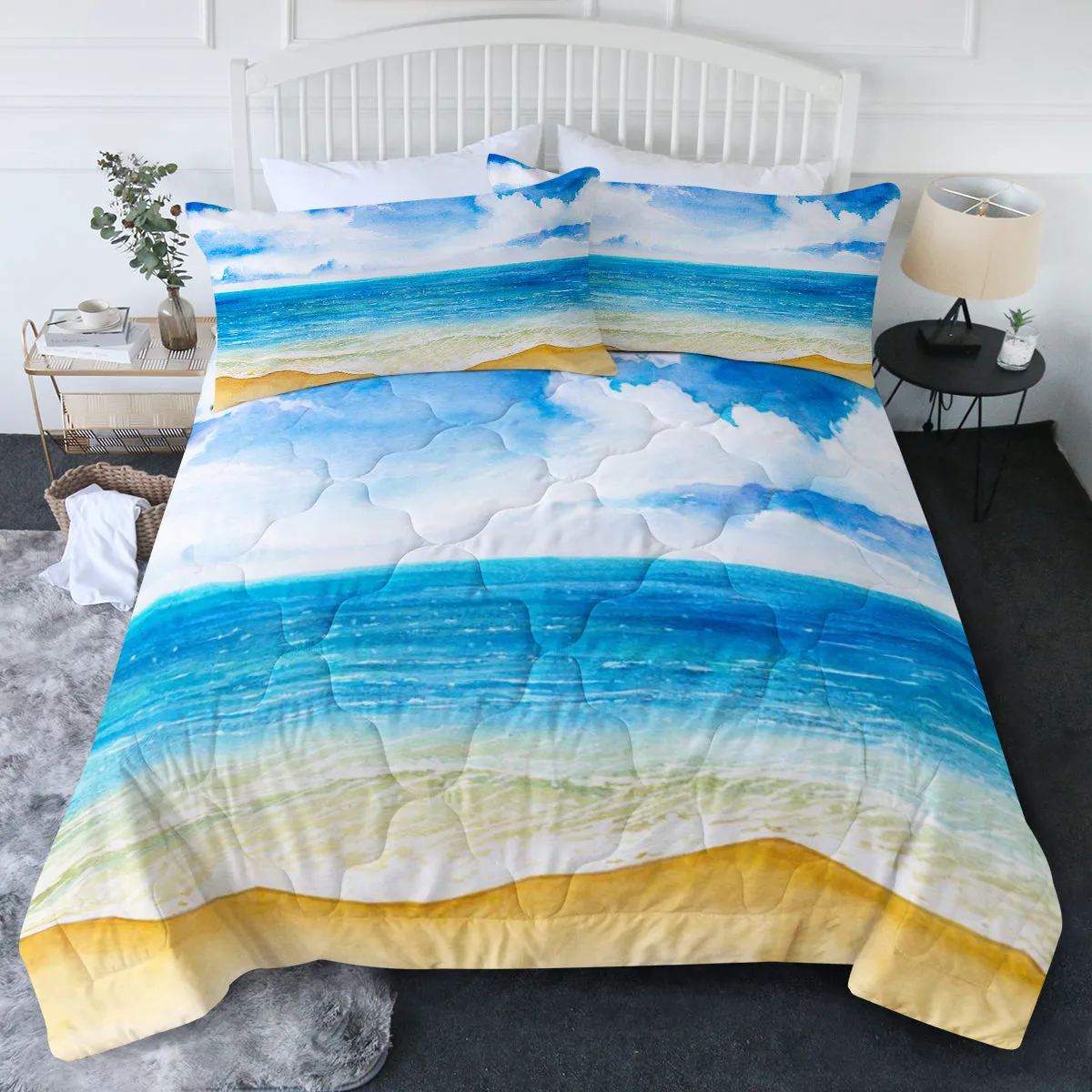 Beach Painting Comforter Set