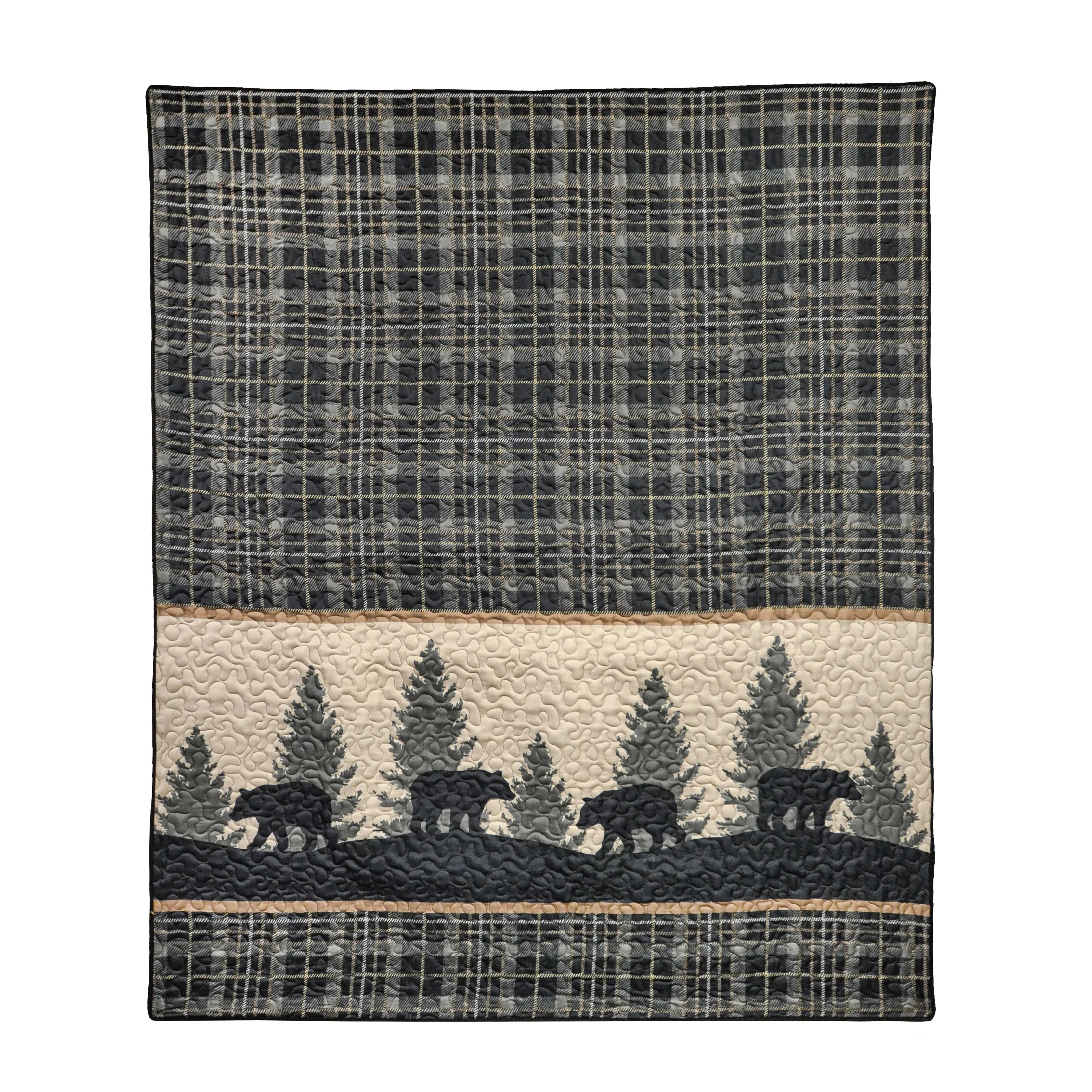 Bear Walk Plaid Quilted Collection