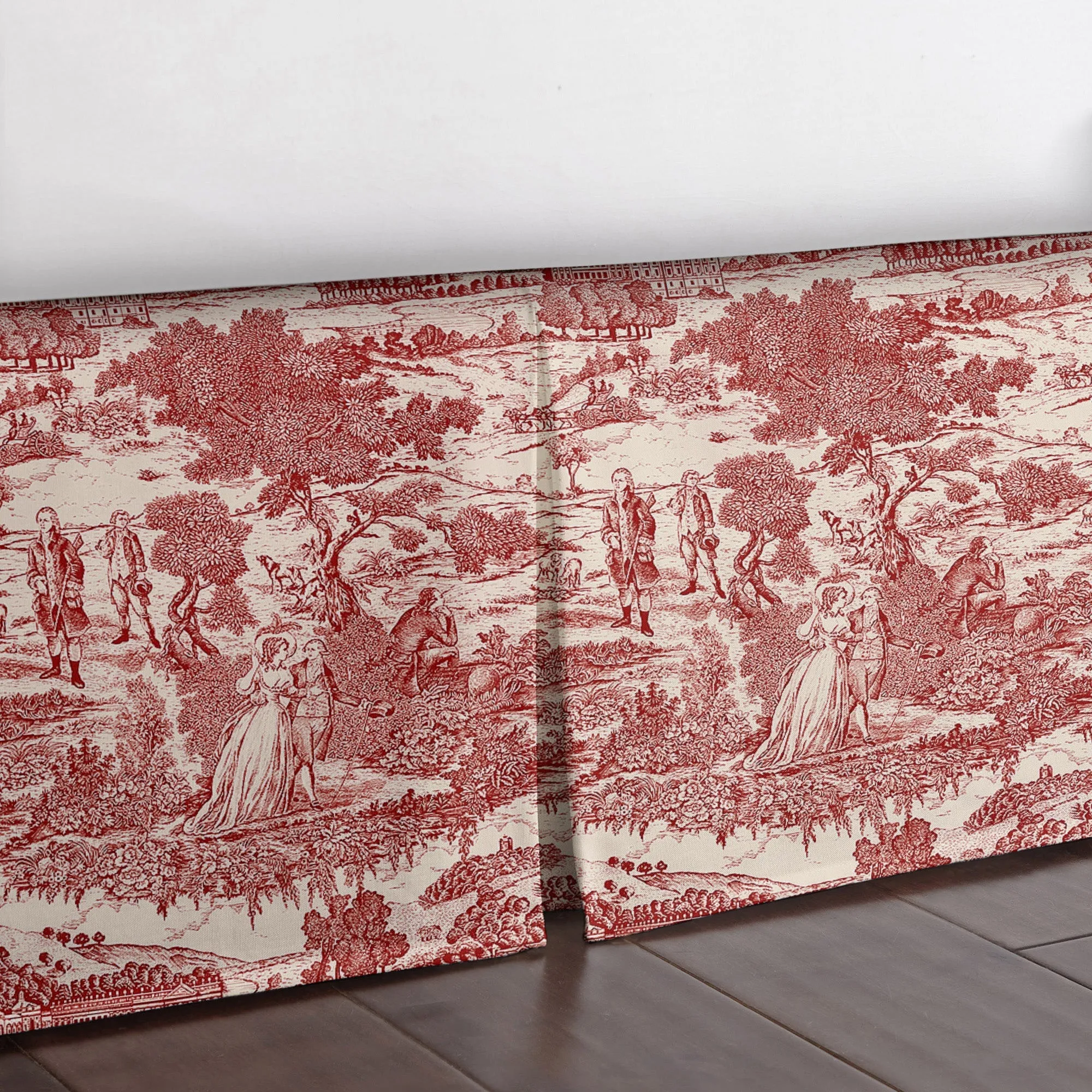 Beau Toile Red Bedding