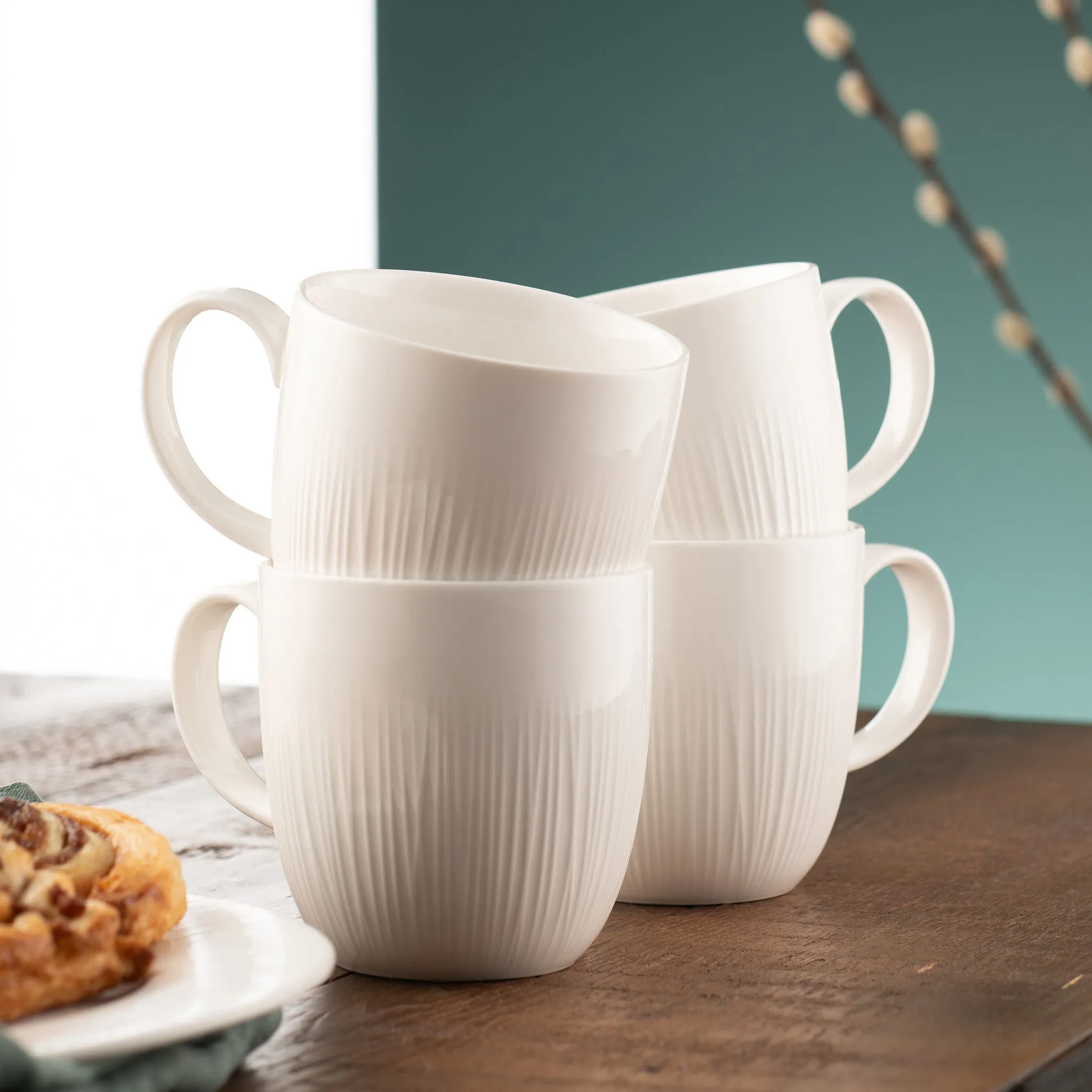 Belleek Living Erne Mug Set of 4