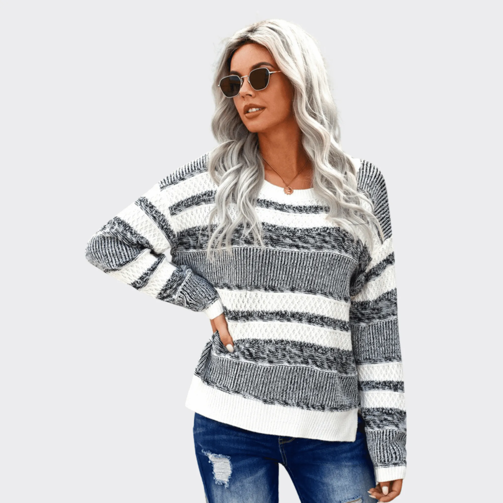 Black & White Sweater