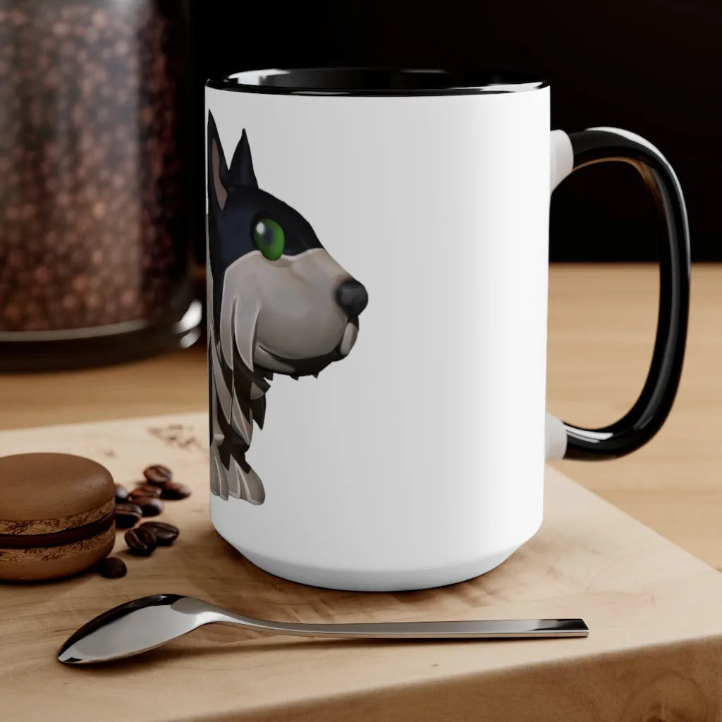 Black Dog Accent Mug