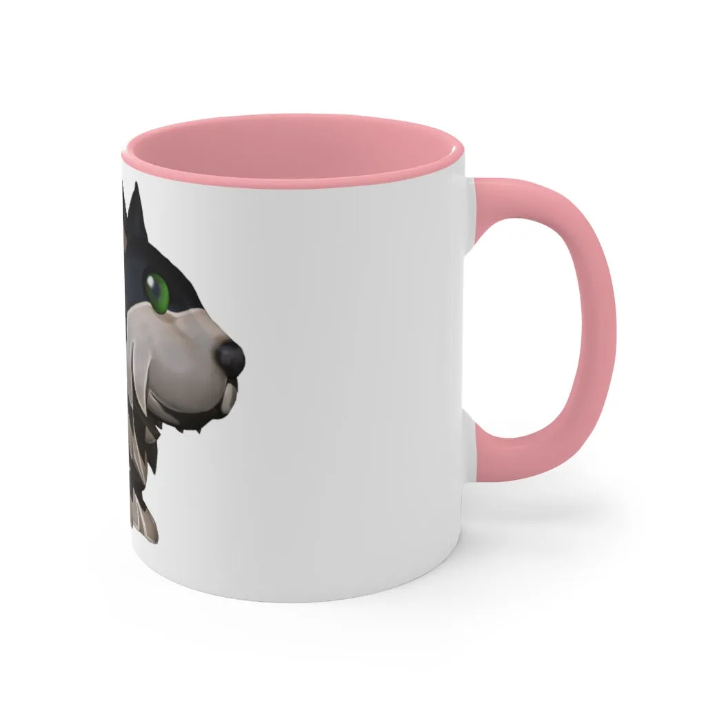 Black Dog Accent Mug