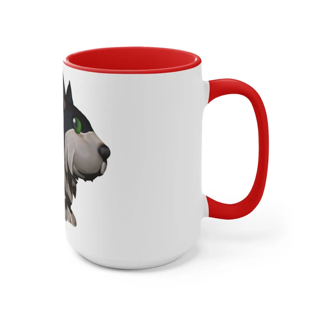 Black Dog Accent Mug