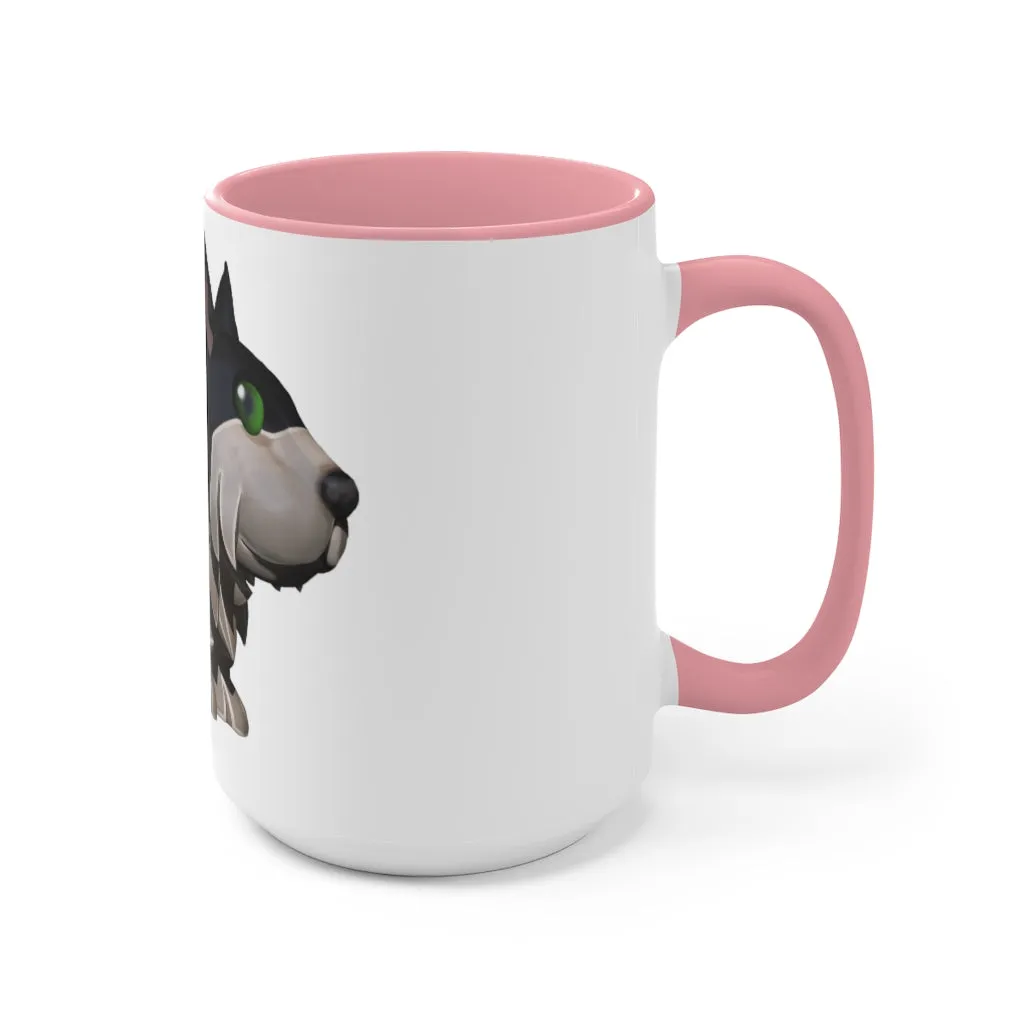 Black Dog Accent Mug