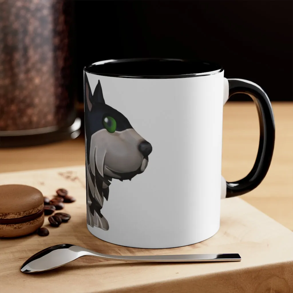 Black Dog Accent Mug