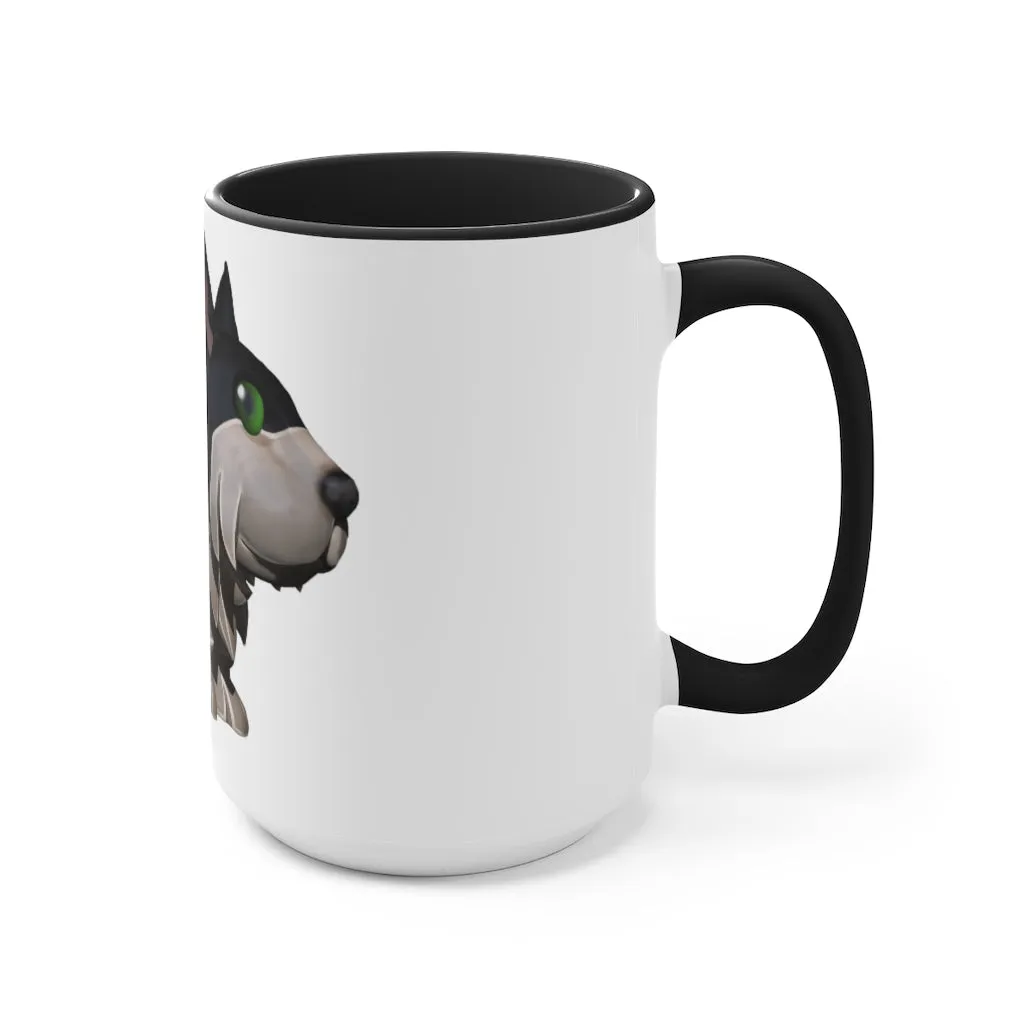 Black Dog Accent Mug