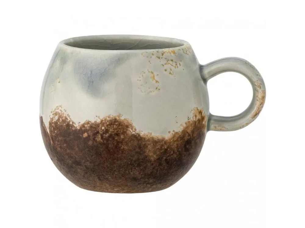 Bloomingville: Paula Cup brown/Green Stoneware