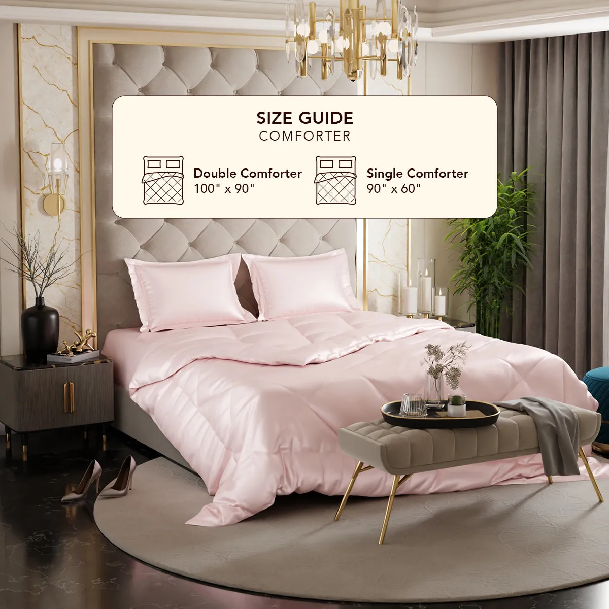 Blushing Pink Comforter