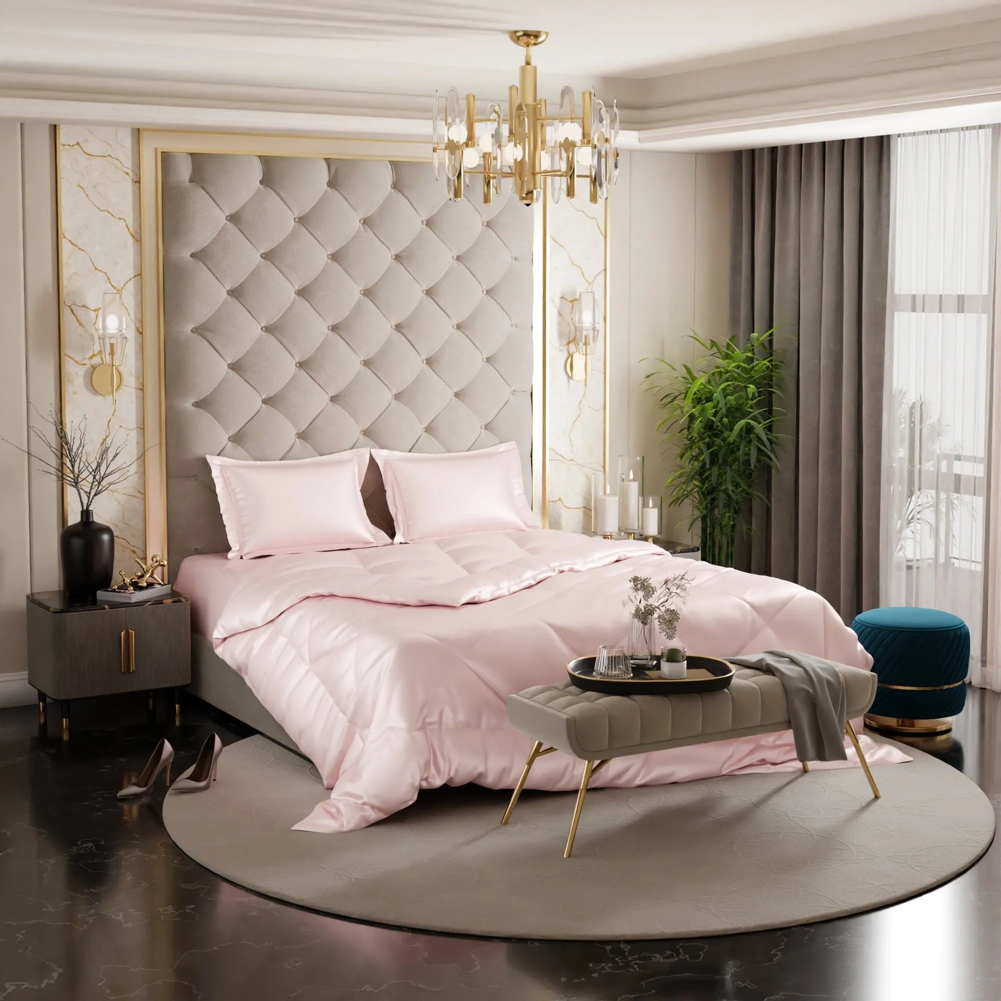 Blushing Pink Comforter