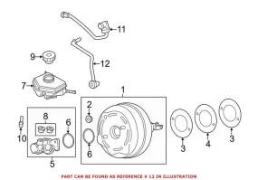 BMW Brake Vacuum Hose – Lower 11667613026