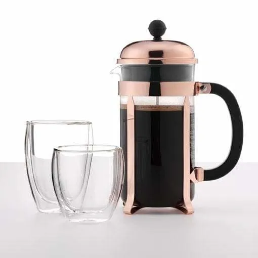 Bodum Chambord Cafetiere 8 Cup Copper