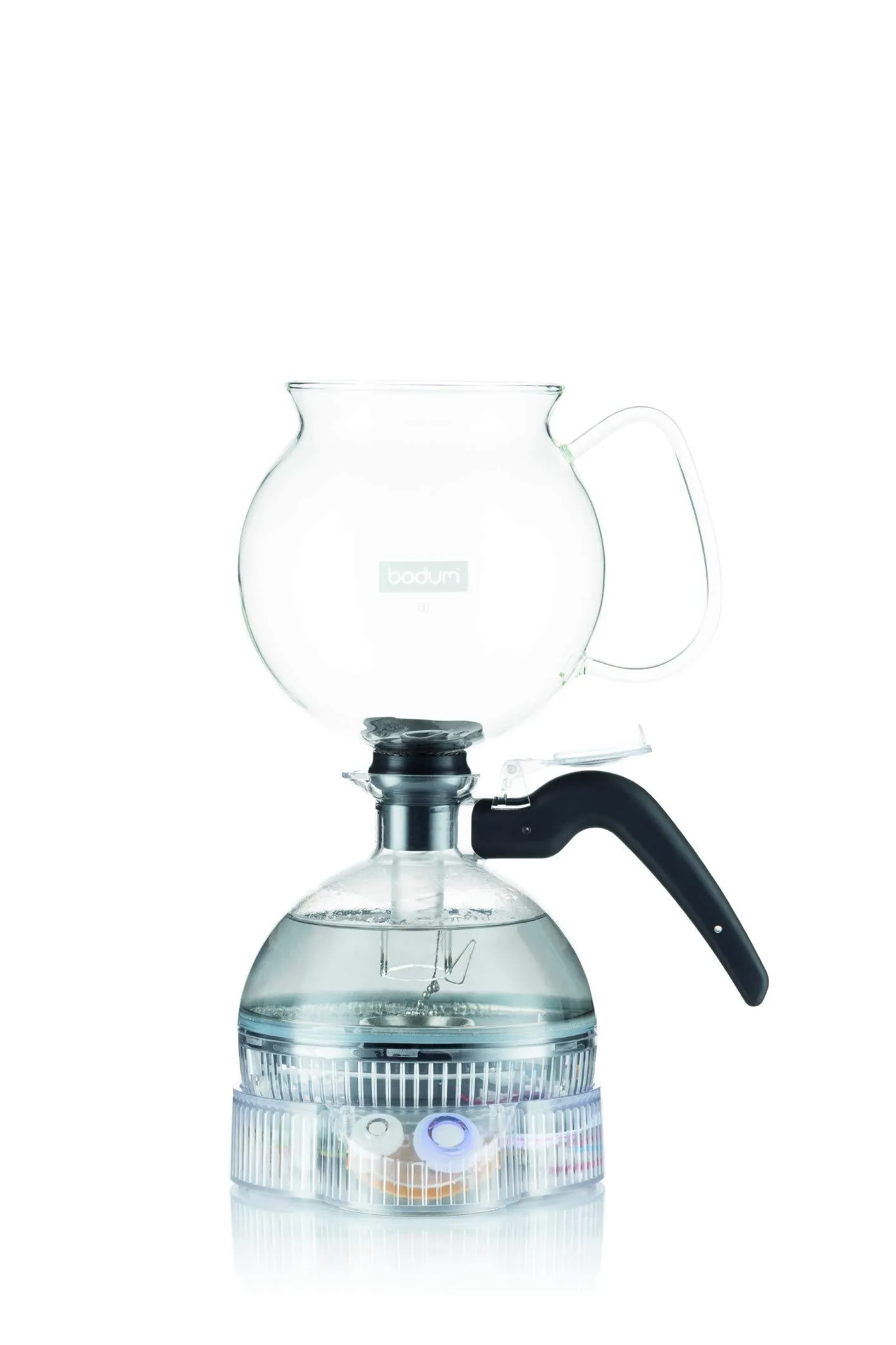 Bodum ePEBO Coffee Maker, Electric Vacuum Coffee Maker, Siphon Coffee Brewer , Black, 34 Ounces.