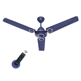 Candes Spiral Bldc Ceiling Fan 1200Mm / 48 Inch | Bee 5 stars Rated, Upto 65% Energy Saving, High Air Delivery & High Speed Ceiling Fans For Home | 2 1 Years Warranty | Silver Blue