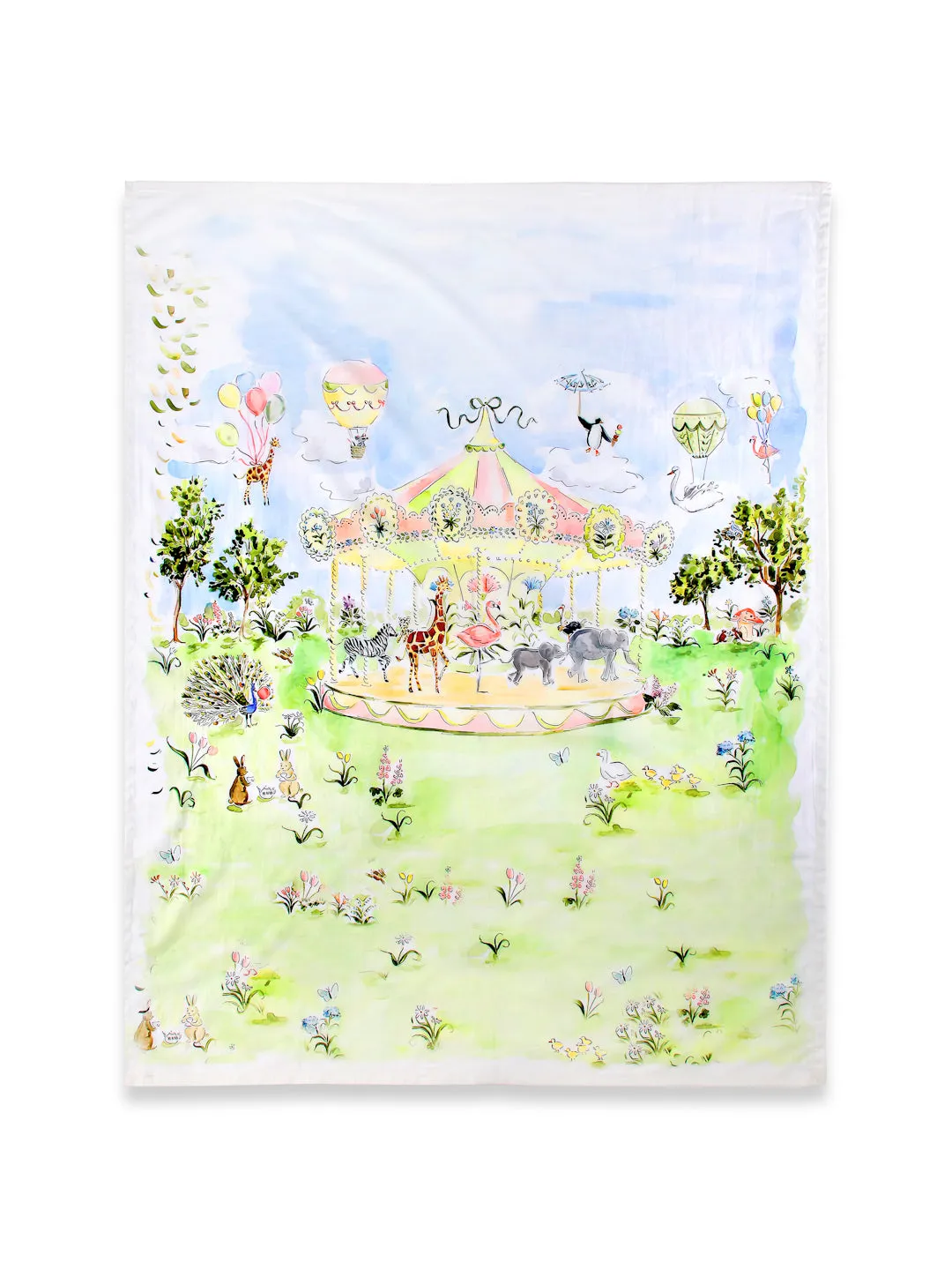 CARNIVAL CAROUSEL BED SHEET SET