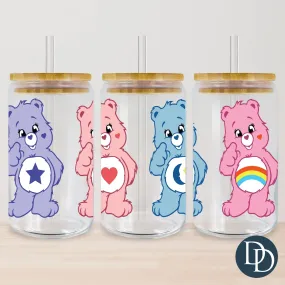 Cartoon Bears UV DTF Cup Wrap