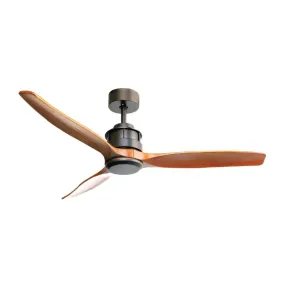 Ceiling fan 35w wood blade with remote