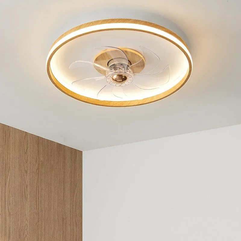 Ceiling Mounted Fan Pendant Lamp In Bedroom